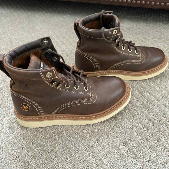 Hawx Men's 6" Lacer Work Boots - Soft Toe - Picture 4 of 7